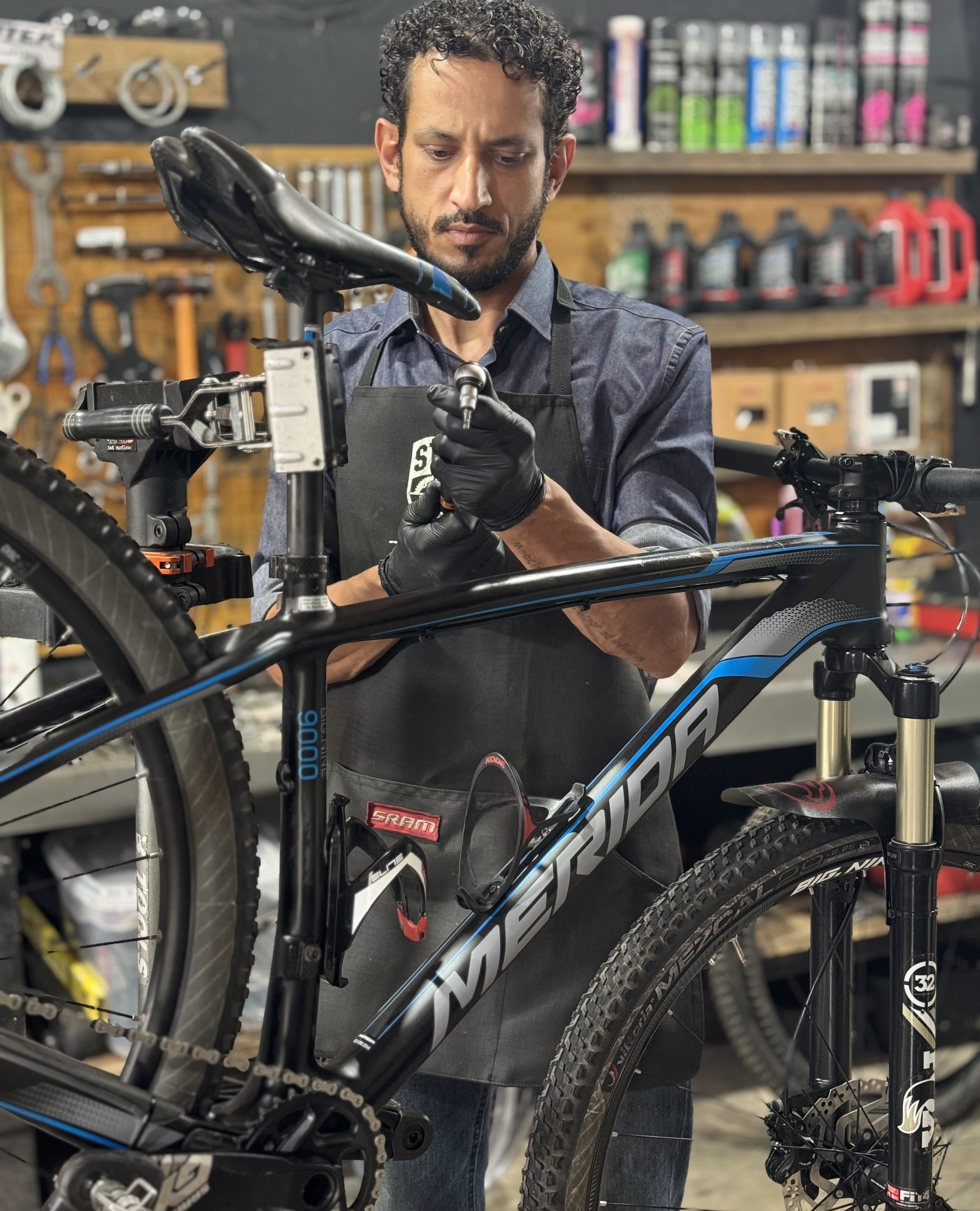 Revisão de mountain bike